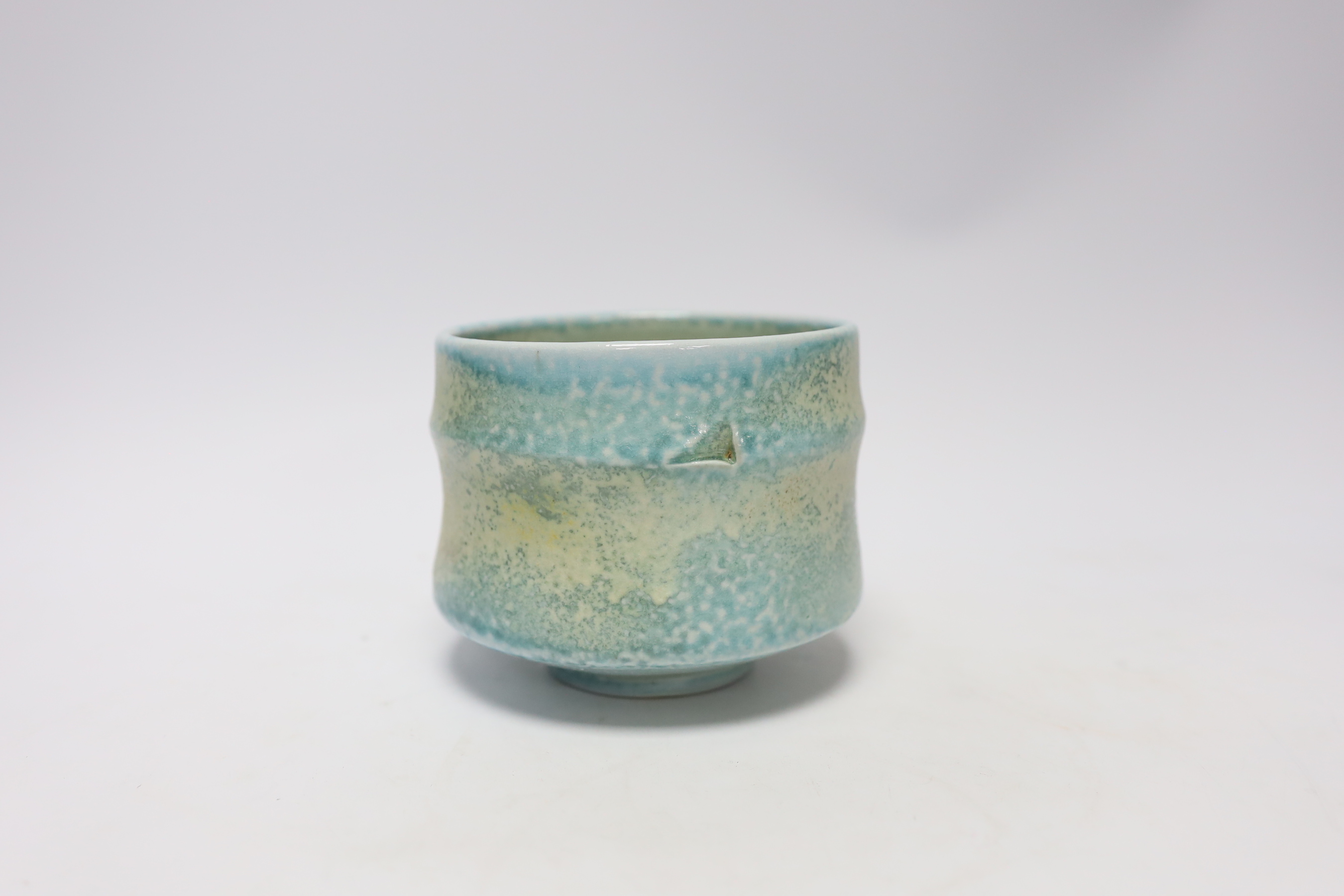 Jack and Joan Doherty, Leach St Ives pottery, a soda vapour glazed chawan, 10cm